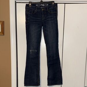 Express Women's Dark Indigo Boot Cut Jeans